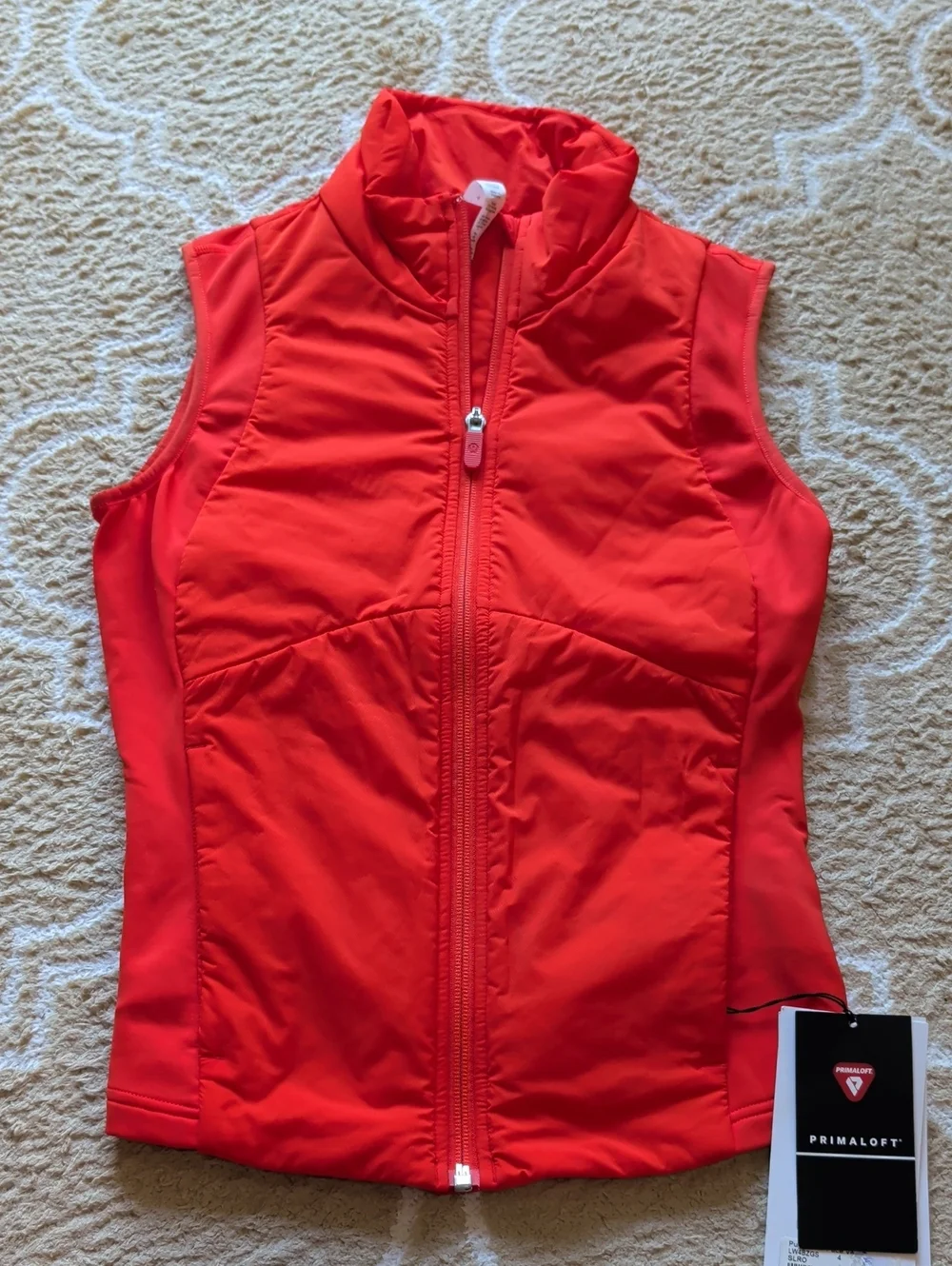 Lululemon Push Your Pace Vest Solar Orange NWT
